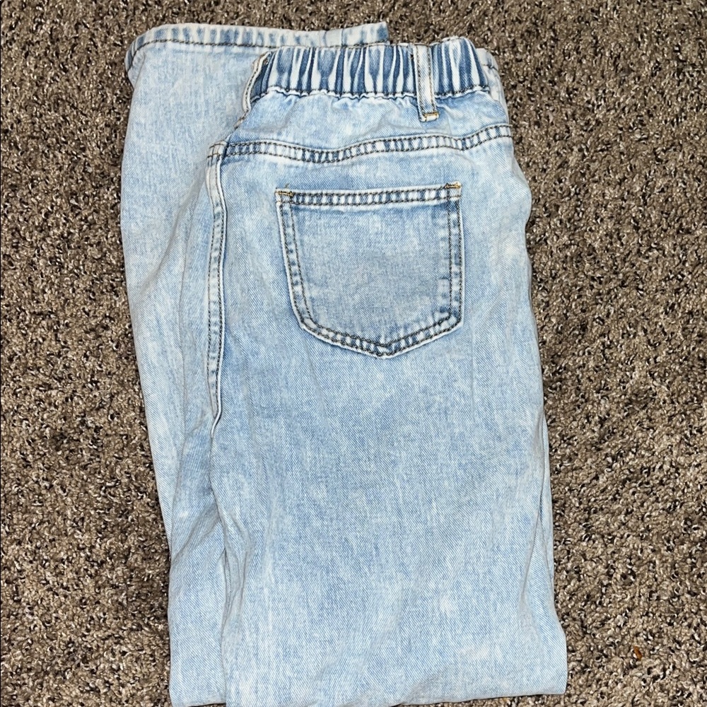 SHEIN Light Wash Kids Denim Jeans